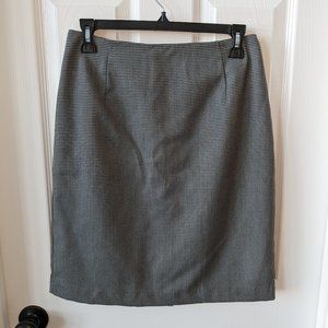 pencil skirt black and white